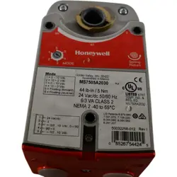 HONEYWELL ACTUATOR DAMPER MS7505A2030 ACT/SR/44INLB/24VAC/2-10VDC MODULATING