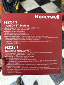 HONEYWELL HZ311 TRUEZONE SYSTEM ZONE CONTROL PANEL 18/30V 2-3