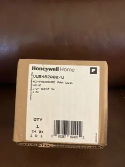 NEW HONEYWELL VU5482008/U HIGH PRESSURE FAN COIL VALVE 1/2” SWEAT