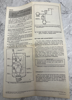 H49 1019 HUMIDIFIER