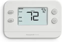 NEW! HONEYWELL HOME NON-PROGRAMMABLE THERMOSTAT, SINGLE-STAGE, 1 HEAT/1 WHITE