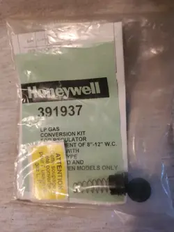 HONEYWELL 391937 LP GAS VALVE CONVERSION KIT NATURAL TO LP PROPANE