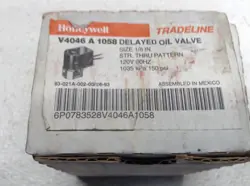 NEW HONEYWELL V4046A1058 DELAYED OIL VALVE