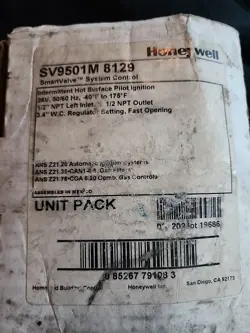 HONEYWELL SV9501M 8129