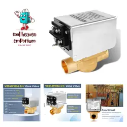 ZONE VALVE FOR HONEYWELL, REPLACES V8043F1093 40003916-048/U REPLACEMENT HEAD...