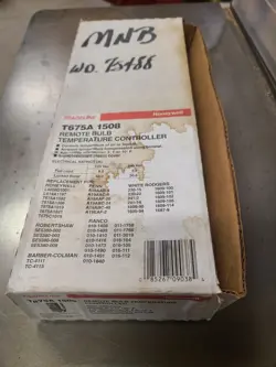 HONEYWELL TRADELINE T675A 1508 REMOTE BULB TEMPERATURE CONTROLLER