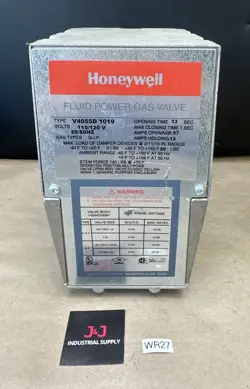 NEW SURPLUS HONEYWELL V4055D 1019 FLUID POWER GAS VALVE 110/120V G-LP + WARRANTY