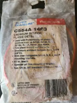 HONEYWELL CADMIUM-SULFIDE FLAME DETECTOR  C554A1463