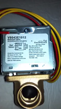 FOR HONEYWELL MOTORIZED VALVE V8043E1012, ZONE VALVE ACTUATOR, 24V, 50 HZ
