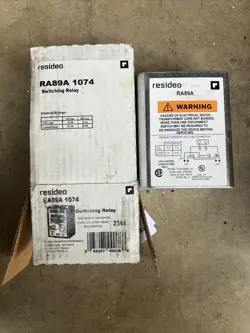 NEW! RESIDEO HONEYWELL RA89A1074 120V HYDRONIC SWITCHING RELAY