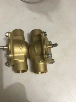 BRASS HONEYWELL ZONE VALVE BODY 3/4 INCH