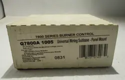 NEW HONEYWELL 7800A 1005 BURNER UNIVERSAL WIRING SUBBASE
