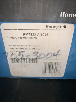 HONEYWELL RM7823 A 1016 PRIMARY FLAME SWITCH