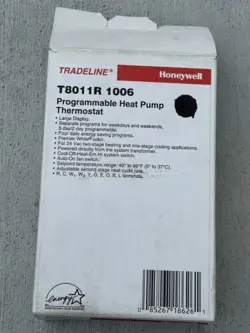 HONEYWELL T8011R1006 LOW VOLTAGE THERMOSTAT 2 HEAT STAGES 1 COOL STAGE NEW