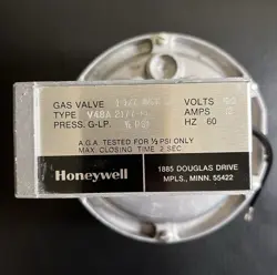 NEW HONEYWELL V48A-2177 DIAPHRAGM GAS VALVE 120V 60HZ NEVER USED NO BOX