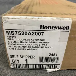 HONEYWELL MS7520A2007 DIRECT COUPLED DAMPER ACTUATOR