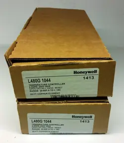 LOT OF 2 HONEYWELL L480G 1044 TEMPERATURE CONTROLLER 2-WIRE 250V OPEN ON FALL