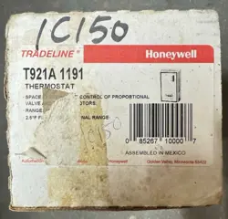 T921A 1191 NEW UNUSED HONEYWELL THERMOSTAT PROP VALVE DAMPER CONTROL  TRADELINE
