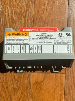 HONEYWELL S8600M CONTINUOUS RE-TRY 100% SHUTOFF IGNITION MODULE