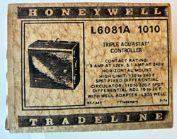 HONEYWELL L6081A 1010 TRIPLE AQUASTAT CONTROLLER