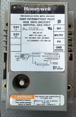 OEM HONEYWELL S86F INTERMITTENT PILOT CONTROL