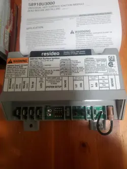 HONEYWELL/RESIDEO  S8910U3000 UNIVERSAL HOT SURFACE IGNITION MODULE NEW OPEN BOX 85267647489