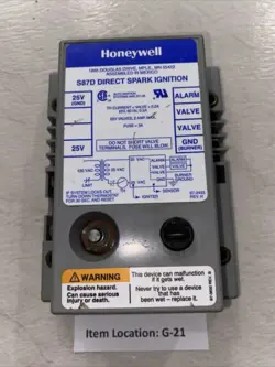 HONEYWELL S87D DIRECT SPARK IGNITION CONTROL MODULE