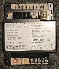 OEM HONEYWELL ST9120G 2008 FURNACE CONTROL BOARD HVAC USA SELLER FREE SHIPPING