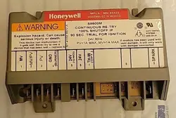 OEM HONEYWELL S8600M IGNITION CONTROL MODULE HVAC USA SELLER FREE SHIPPING...