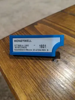 HONEYWELL ST7800A1062 90 SECOND PURGE TIMER