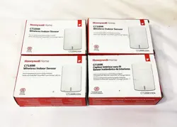 4 PACK OF HONEYWELL WIRELESS INDOOR SENSOR REDLINK RED LINK - WHITE C7189R1004