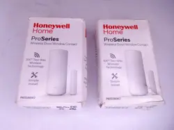(2) HONEYWELL PROSERIES PROSIXMINI2 WIRELESS DOOR/WINDOW CONTACT (092624)