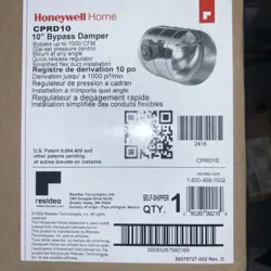 HONEYWELL TRUEZONE MANUAL DAMPER - CPRD10