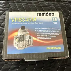 HONEYWELL/RESIDEO GAS VALVES VR8345M UNIVERSAL IGNITION VALVE VR8345M4302