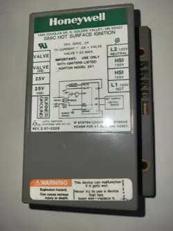 HONEYWELL S89C HOT SURFACE IGNITION CONTROL