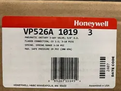 HONEYWELL PNEUMATIC UNITARY