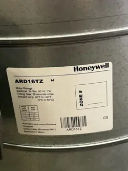 CONTROL DAMPER 24VAC