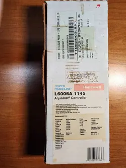 I6006A 1145 AQUASTAT CONTROLLER
