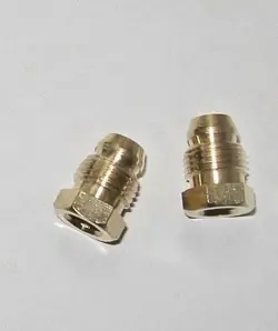 1/4 INCH GAS TUBING FITTING SOLD AS A SET OF 2 BRAND NEW