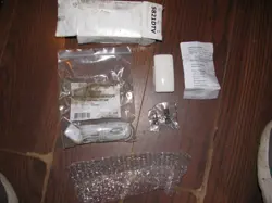 2 HONEYWELL 5821 WIRELESS TEMPERATURE SENSOR & FLOOD DETECTOR WITH BATTERY