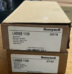 2 - HONEYWELL AQUASTAT BREAK ON RISE   L4006E  1109
