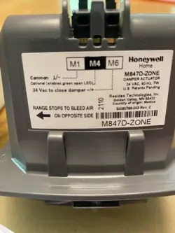 HONEYWELL M847D- ZONE VALVE ACTUATOR - BRAND NEW, NEVER USED
