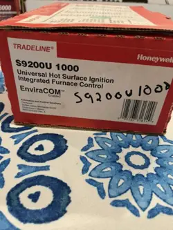 S9200U1000 TRADELINE HONEYWELL UNIVERSAL HOT SURFACE IGNITION INTEGRATED FURNACE