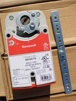 HONEYWELL MS4105A1130 - TWO POSITION SPRING RETURN DAMPER ACTUATOR 44LB IN