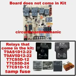 REPAIR KIT HONEYWELL 031-01933-000 LENNOX 1012-83-9651B FURNACE CONTROL CIRCUIT