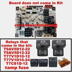 REPAIR KIT LENNOX ARMSTRONG HONEYWELL 80M2701 FURNACE CONTROL BOARD 1012-968-I 