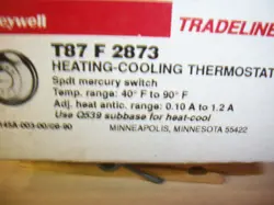 T87F2873 HONEYWELL 24V THERMOSTAT