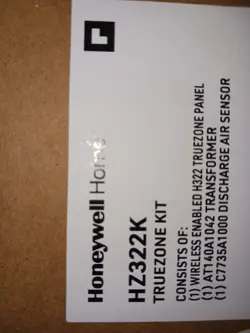 MIB - HONEYWELL HOME HZ322K GRAY MULTI-STAGE DIGITAL DISPLAY TRUEZONE KIT