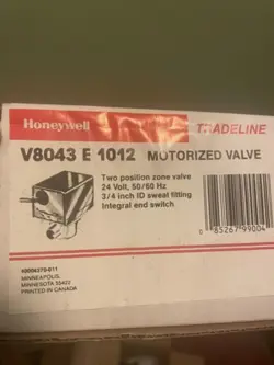 ZONE VALVE SWEAT