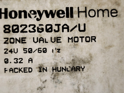 HONEYWELL HOME 802360JA/U REPLACEMENT MOTOR